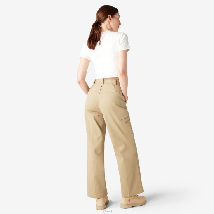 vrouwen Dickies relaxed fit broek met dubbele knie normaal kleding 6F0X1854
