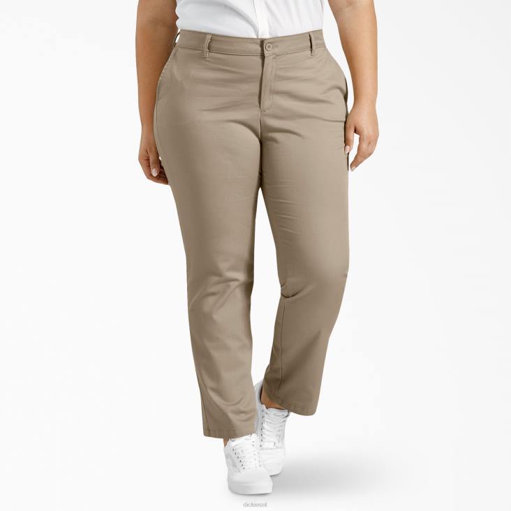 vrouwen Dickies plus slim fit broek met rechte pijpen normaal kleding 6F0X1894