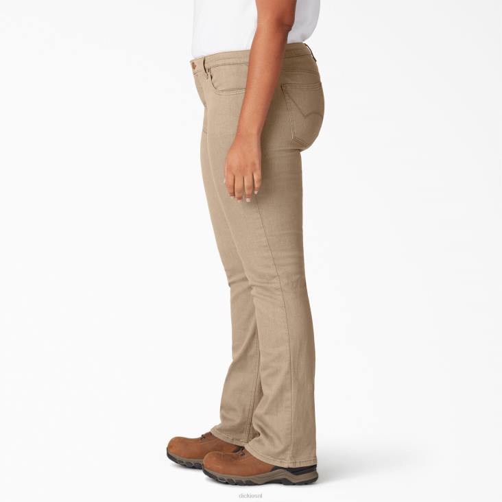 vrouwen Dickies plus perfect gevormde bootcut-jeans normaal kleding 6F0X1869
