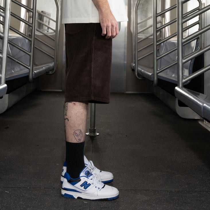 Heren Dickies Jake Hayes corduroy korte broek 13