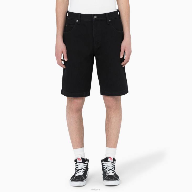Heren Dickies skateboarden wingville shorts 11 " zwarte spijkerstof (l9d) kleding 6F0X456