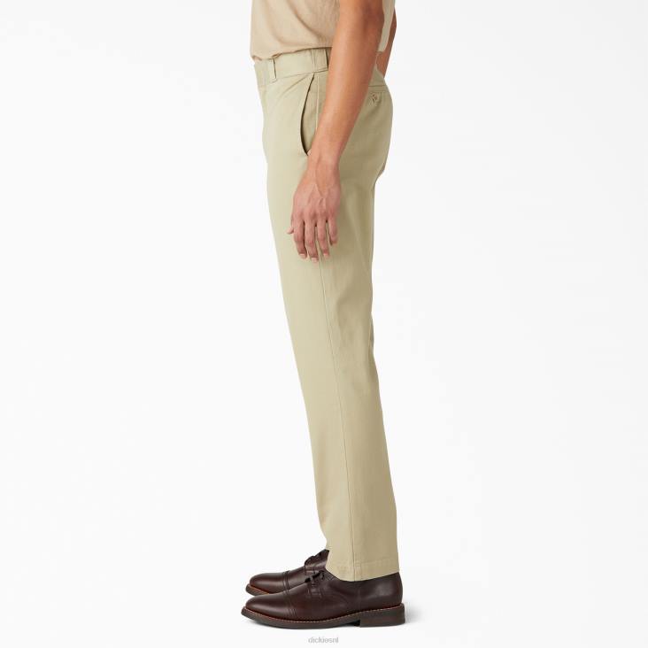 Heren Dickies 1922 twill broek gespoeld bruinen (rtn) kleding 6F0X332