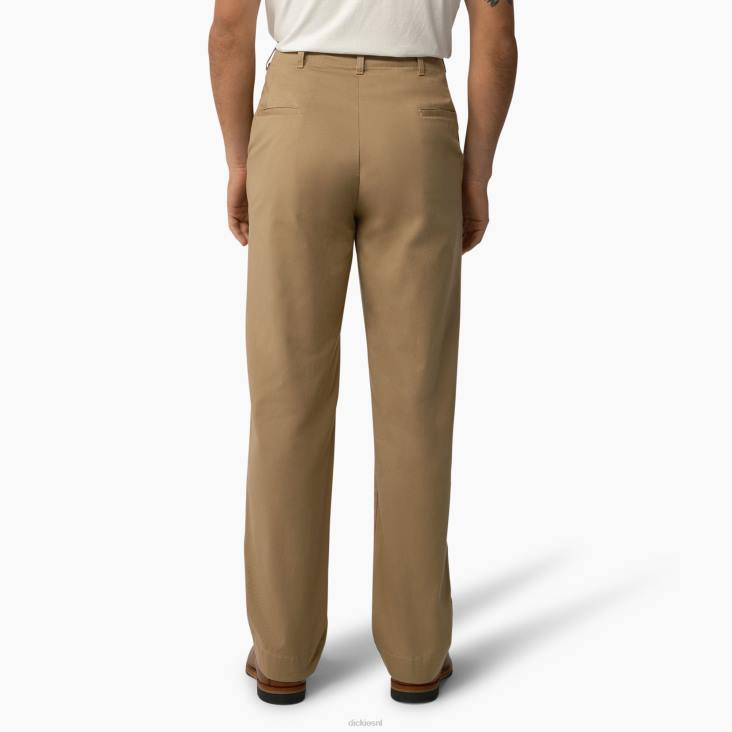 Heren Dickies Militaire broek uit 1922 gespoelde cramerton zonnebrand (ras) kleding 6F0X71