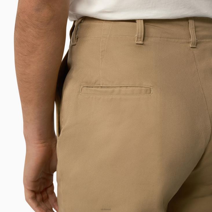 Heren Dickies Militaire broek uit 1922 gespoelde cramerton zonnebrand (ras) kleding 6F0X71