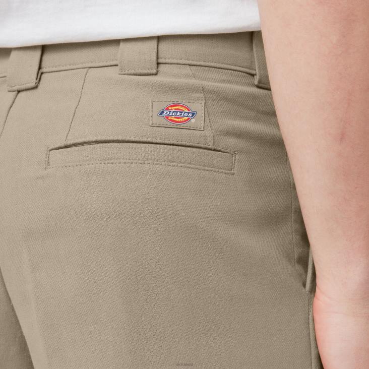 Heren Dickies chatom geplooide broek woestijnzand (ds) kleding 6F0X276