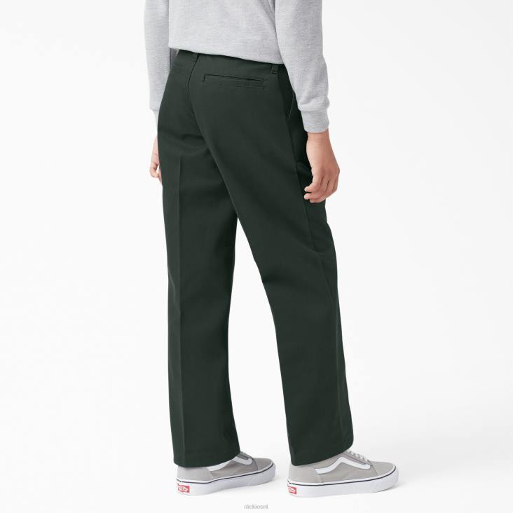 kinderen Dickies broek met klassieke pasvorm jager groen (gh) kleding 6F0X2659