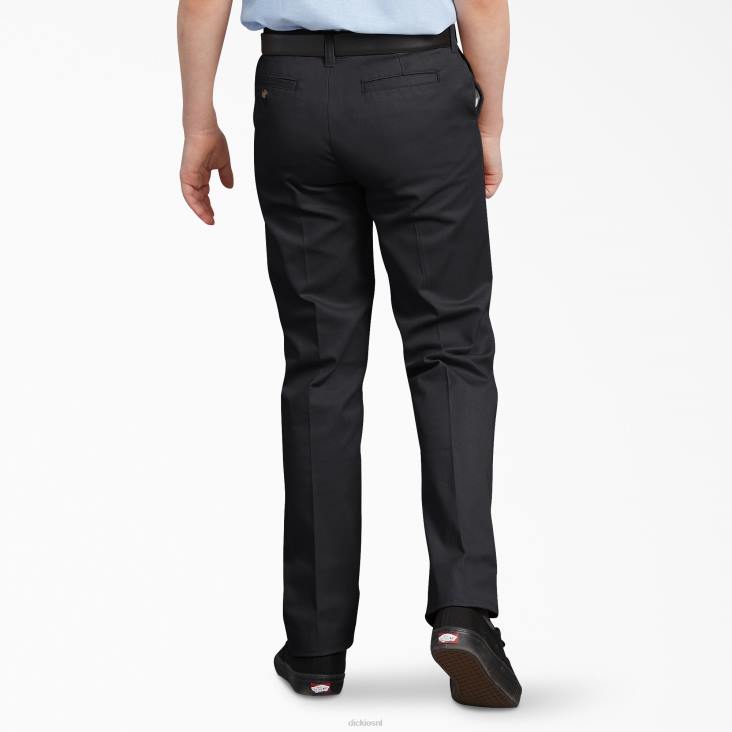 kinderen Dickies flex slim fit broek zwart (bk) kleding 6F0X2667