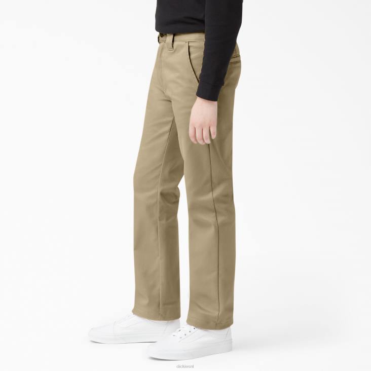 kinderen Dickies flexibele skinny-fit broek kaki (kh) kleding 6F0X2651