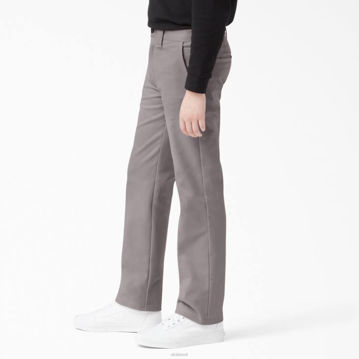 kinderen Dickies flexibele skinny-fit broek zilver (sv) kleding 6F0X2652