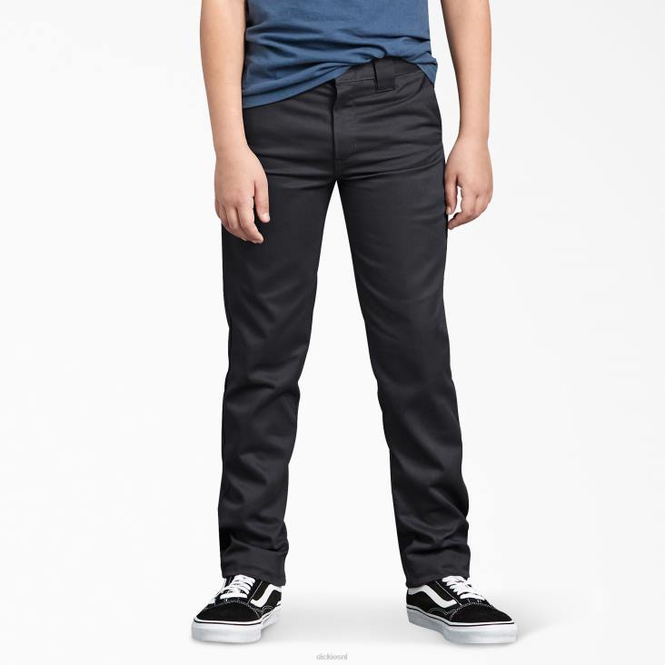 kinderen Dickies flexibele skinny-fit broek zwart (bk) kleding 6F0X2648