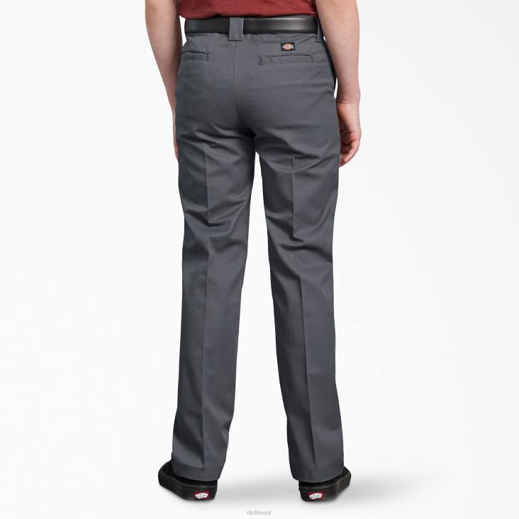 kinderen Dickies slim fit broek antracietgrijs (ch) kleding 6F0X2664