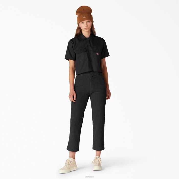 vrouwen Dickies corduroy cropped broek normaal kleding 6F0X1895