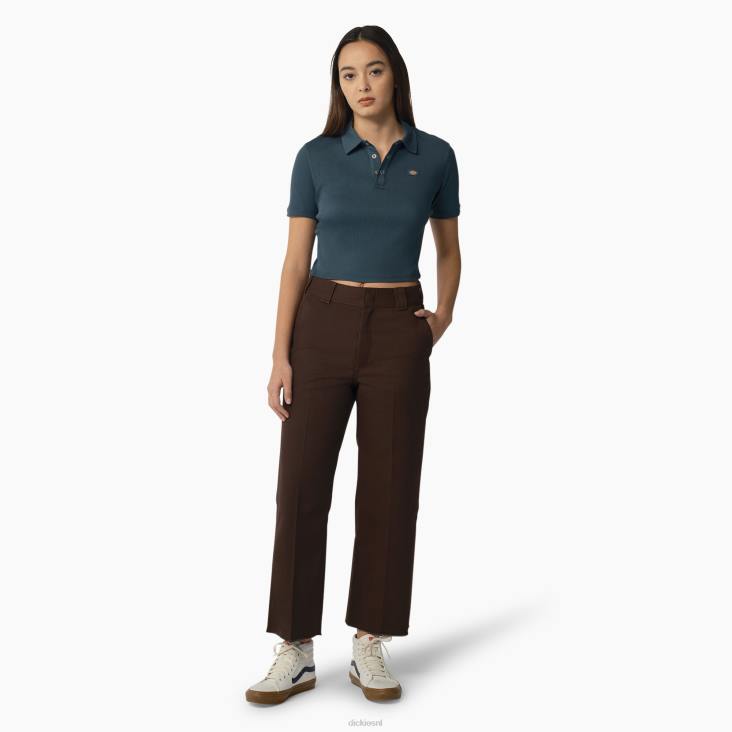 vrouwen Dickies cropped broek van twill normaal kleding 6F0X1781