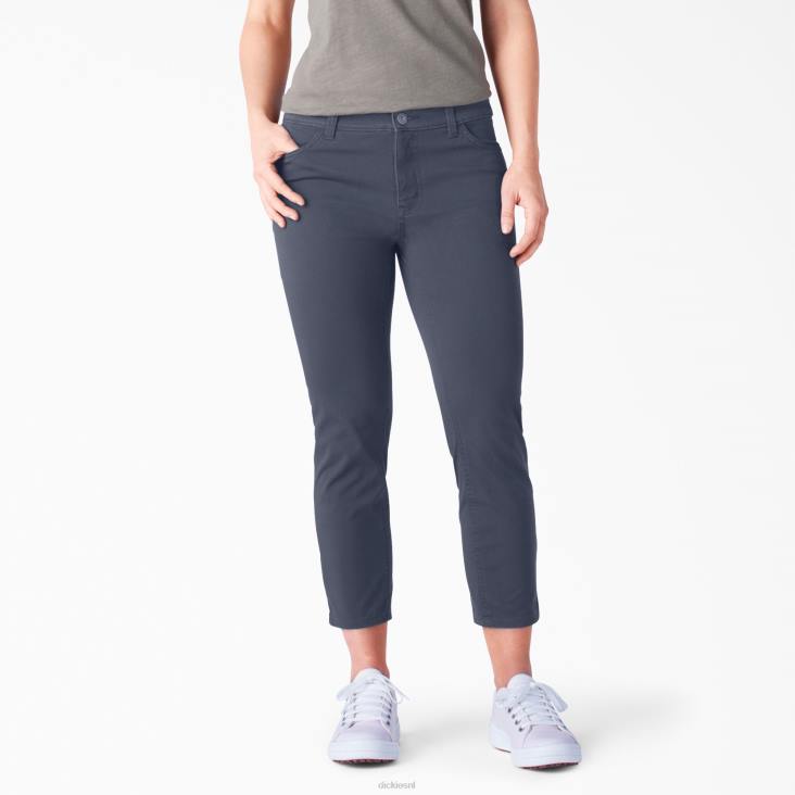 vrouwen Dickies perfect gevormde skinny fit capri gespoeld marine (rnv) kleding 6F0X1817