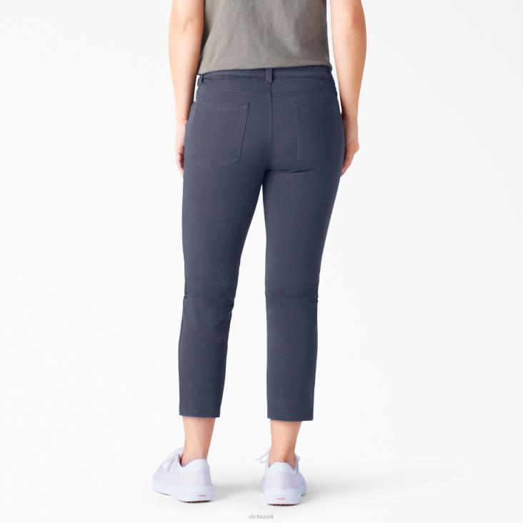 vrouwen Dickies perfect gevormde skinny fit capri gespoeld marine (rnv) kleding 6F0X1817