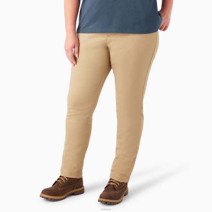 vrouwen Dickies plus een skinny broek van keperstof normaal kleding 6F0X1904