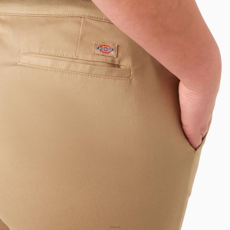vrouwen Dickies plus een skinny broek van keperstof normaal kleding 6F0X1904
