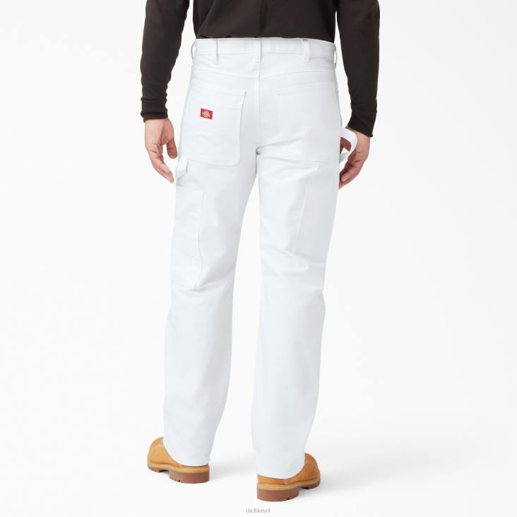 Heren Dickies relaxed fit schildersbroek wit (wh) kleding 6F0X122