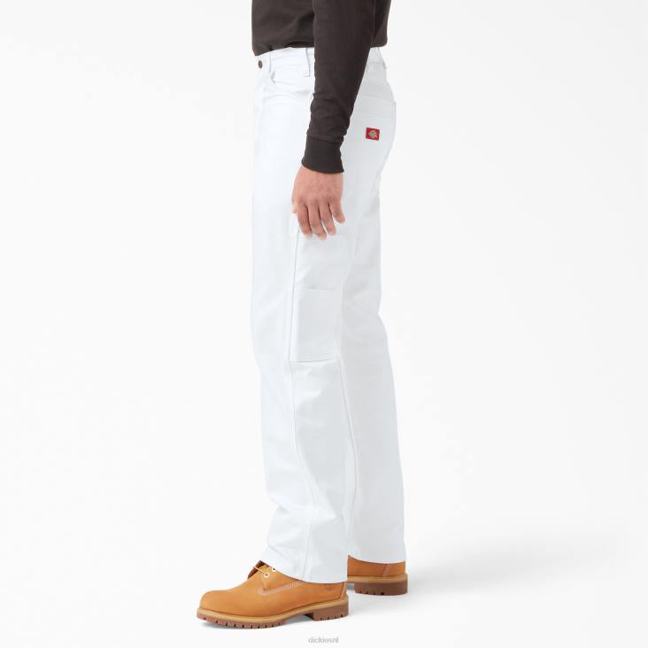 Heren Dickies relaxed fit schildersbroek wit (wh) kleding 6F0X122