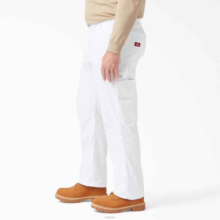 Heren Dickies relaxed fit schildersbroek wit (wh) kleding 6F0X122