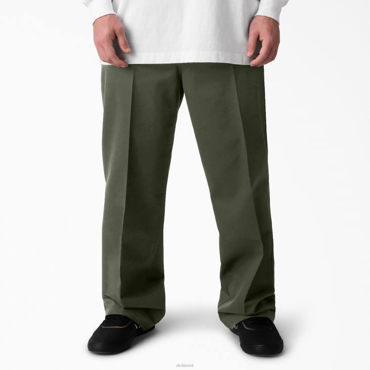 Heren Dickies Jamie Foy losvallende broek olijfgroen (og) kleding 6F0X196