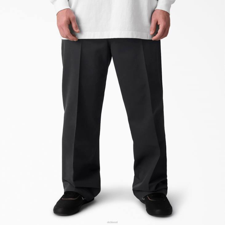 Heren Dickies Jamie Foy losvallende broek zwart (bk) kleding 6F0X194