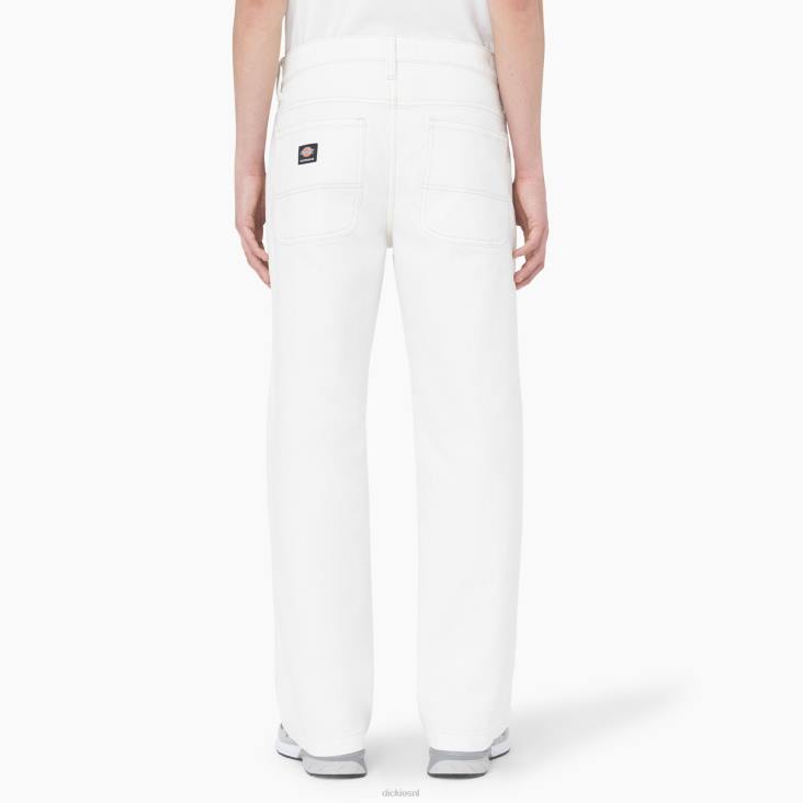 Heren Dickies Wingville losvallende jeans voor skateboarden naturel beige (nt) kleding 6F0X273