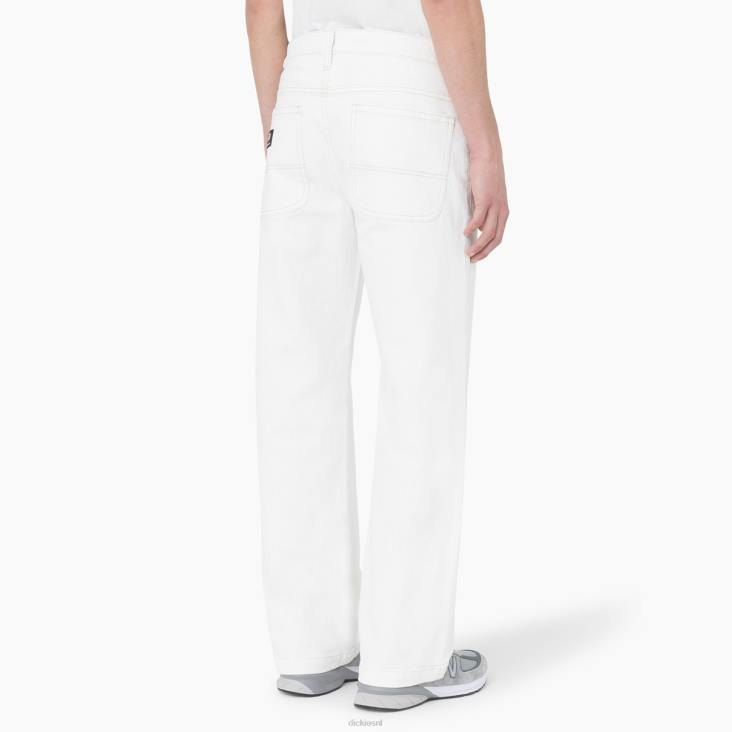 Heren Dickies Wingville losvallende jeans voor skateboarden naturel beige (nt) kleding 6F0X273