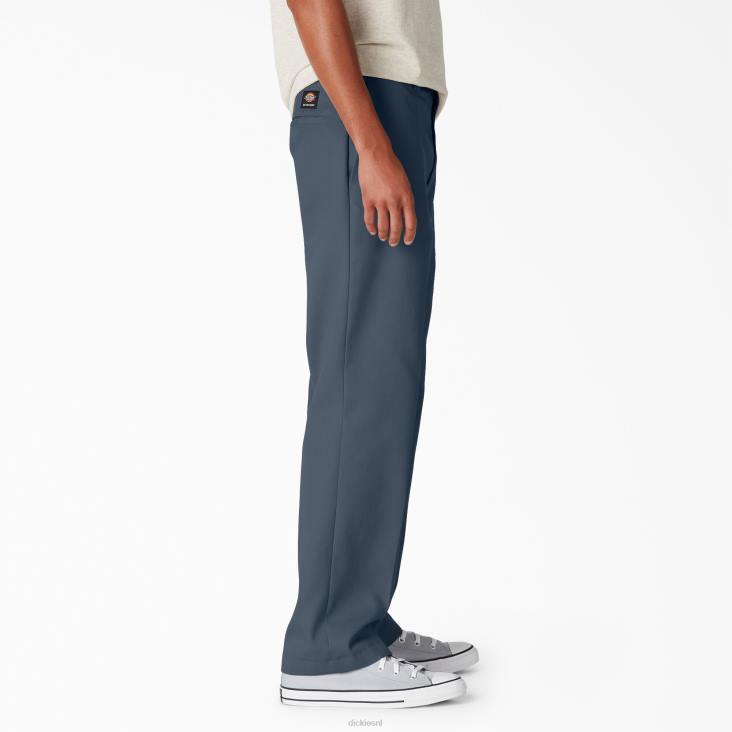 Heren Dickies twill broek met normale pasvorm voor skateboarden luchtmacht blauw (af) kleding 6F0X53