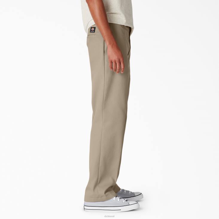 Heren Dickies twill broek met normale pasvorm voor skateboarden woestijnzand (ds) kleding 6F0X57