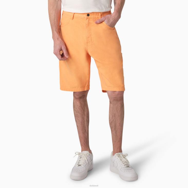 Heren Dickies stonewashed eend timmermansshort 11" stonewashed papaya smoothie (sps) kleding 6F0X469