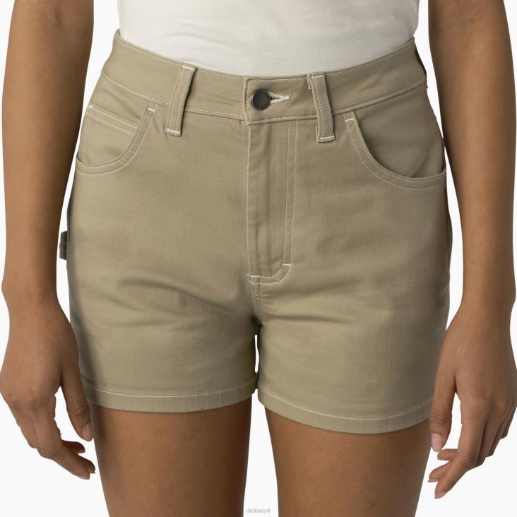 vrouwen Dickies hoog getailleerde timmermansshort 3