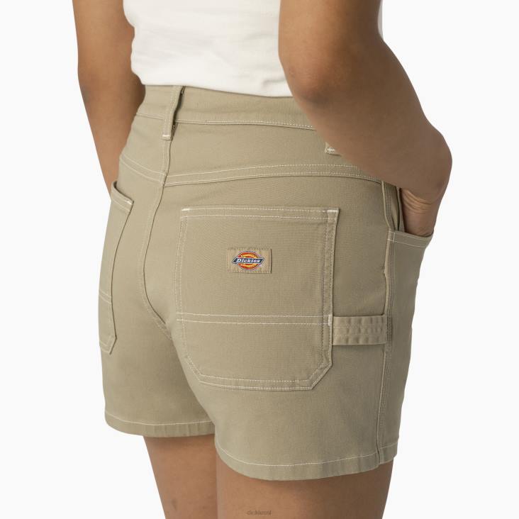 vrouwen Dickies hoog getailleerde timmermansshort 3