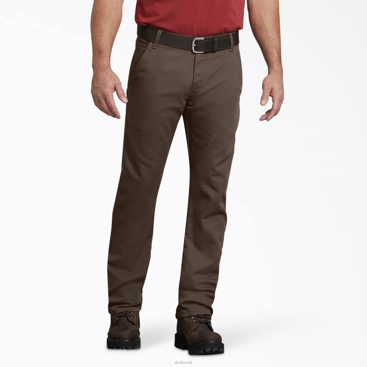 Heren Dickies normale pasvorm eend timmerman broek stonewashed paddenstoel (smr1) kleding 6F0X95