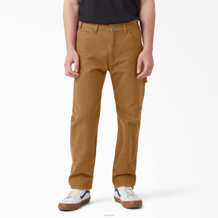 Heren Dickies regular fit stonewashed eend timmermansbroek stonewashed bruine eend (sbd) kleding 6F0X250