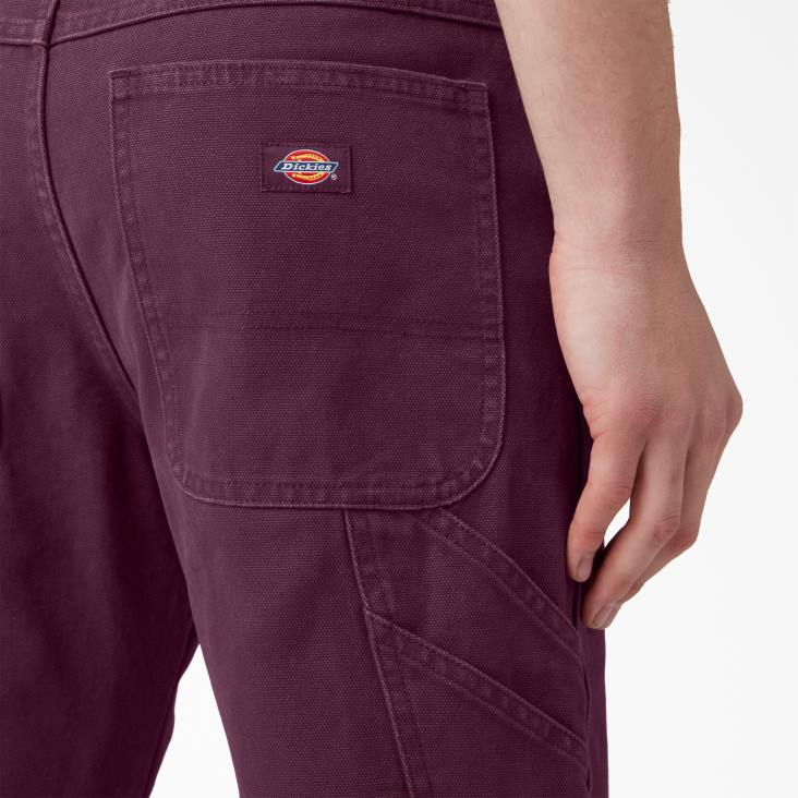 Heren Dickies regular fit stonewashed eend timmermansbroek stonewashed druivenwijn (srw) kleding 6F0X253