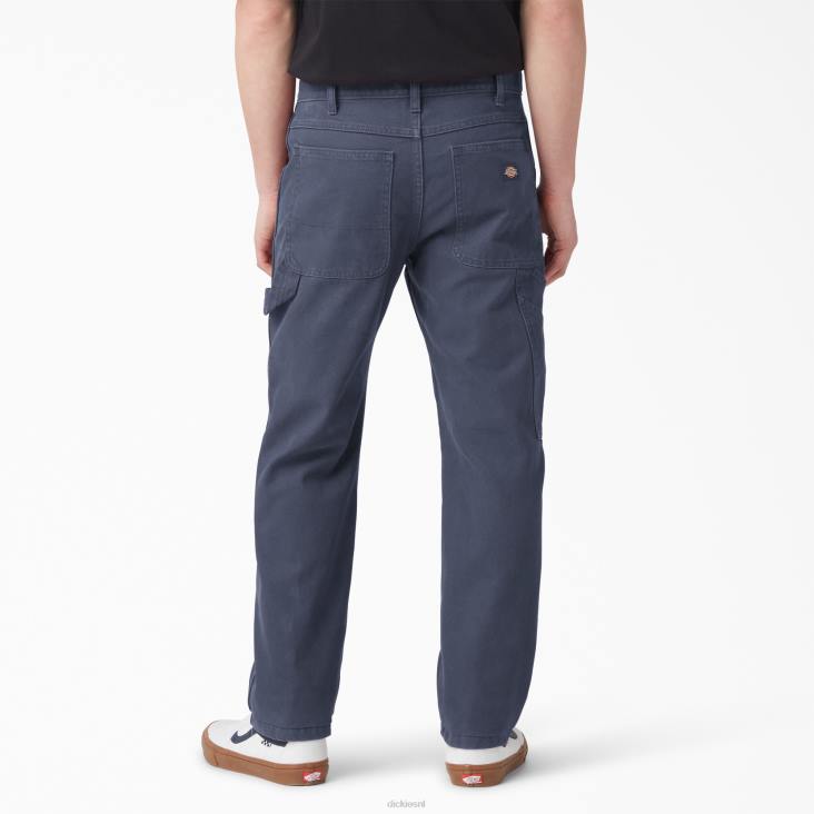 Heren Dickies regular fit stonewashed eend timmermansbroek stonewashed marineblauw (d53) kleding 6F0X249