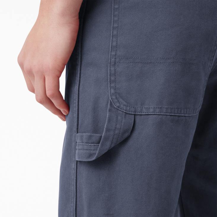 Heren Dickies regular fit stonewashed eend timmermansbroek stonewashed marineblauw (d53) kleding 6F0X249