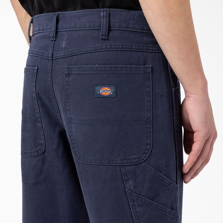 Heren Dickies regular fit stonewashed eend timmermansbroek stonewashed marineblauw (d53) kleding 6F0X249