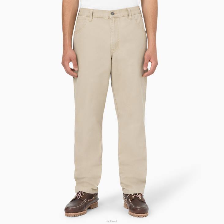 Heren Dickies regular fit stonewashed eend timmermansbroek stonewashed woestijnzand (sds) kleding 6F0X252