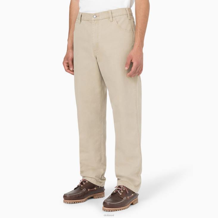 Heren Dickies regular fit stonewashed eend timmermansbroek stonewashed woestijnzand (sds) kleding 6F0X252