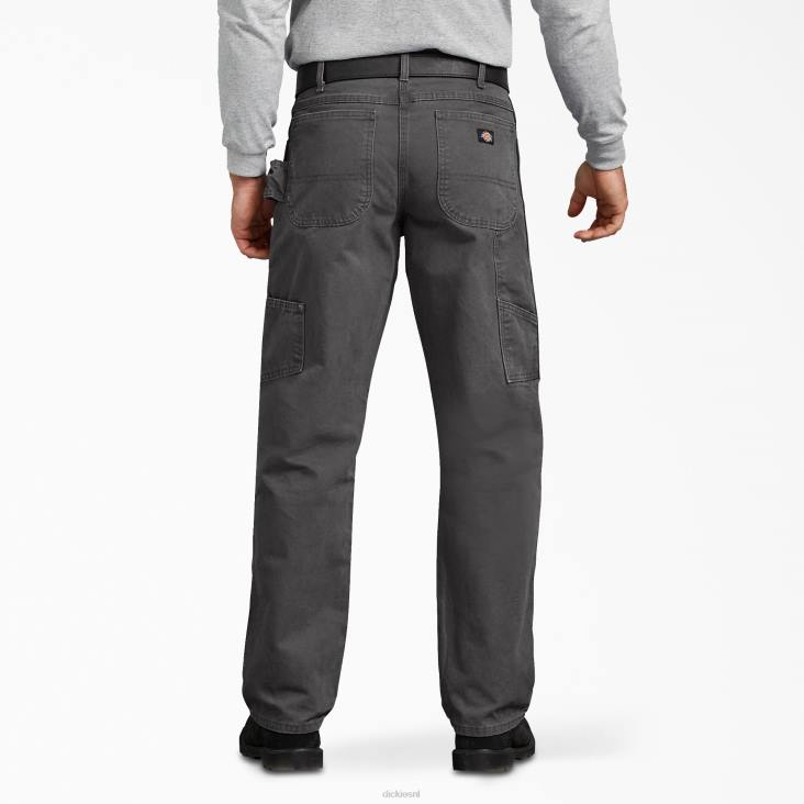 Heren Dickies relaxed fit sanded duck carpenter broek gespoelde lei (rsl) kleding 6F0X145