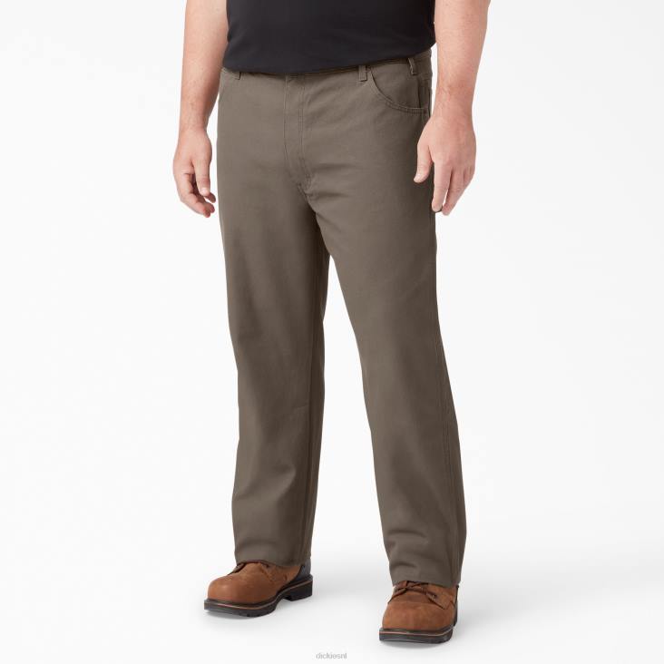 Heren Dickies relaxed fit zwaargewicht eend timmermansbroek gespoelde paddenstoel (rmr1) kleding 6F0X88