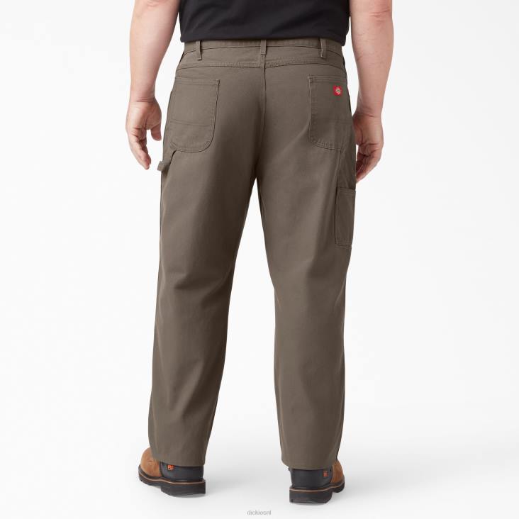 Heren Dickies relaxed fit zwaargewicht eend timmermansbroek gespoelde paddenstoel (rmr1) kleding 6F0X88