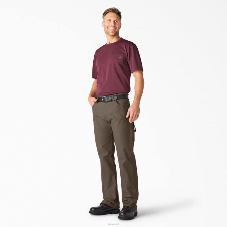 Heren Dickies relaxed fit zwaargewicht eend timmermansbroek gespoelde paddenstoel (rmr1) kleding 6F0X88