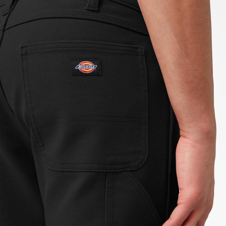 Heren Dickies warme eend utility broek gespoeld zwart (rbk) kleding 6F0X322