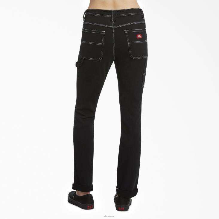 kinderen Dickies junior slim fit timmermansbroek zwart (bk) kleding 6F0X1908