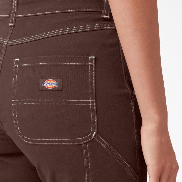 vrouwen Dickies timmermansbroek met rolzoom normaal kleding 6F0X1787