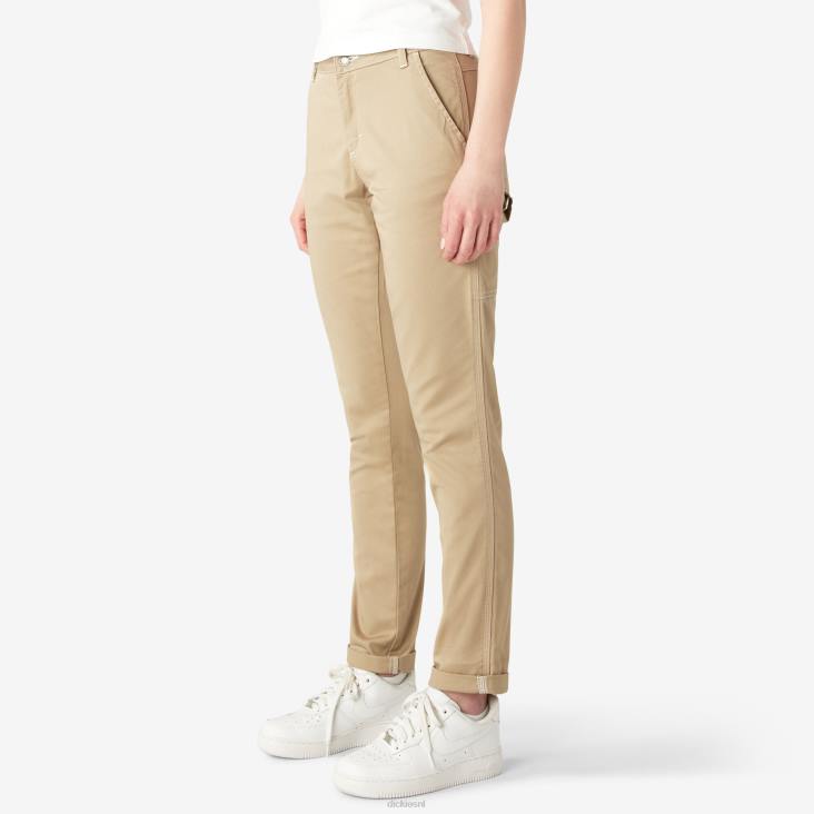 vrouwen Dickies timmermansbroek met rolzoom normaal kleding 6F0X1788