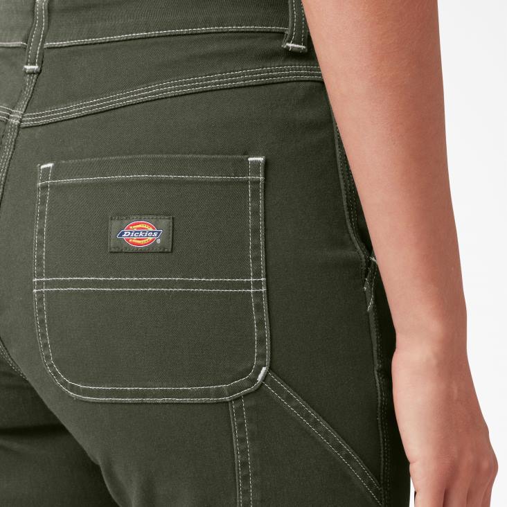 vrouwen Dickies timmermansbroek met rolzoom normaal kleding 6F0X1790